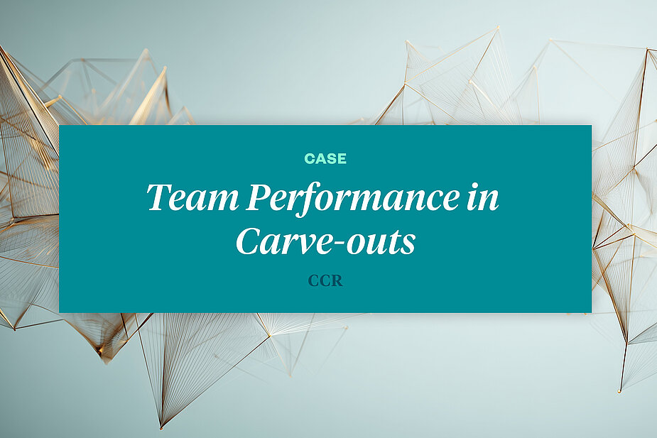 CCR: Team effort in carve-out