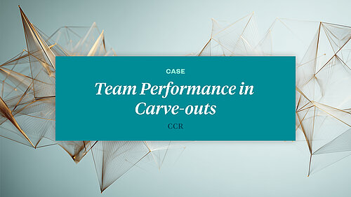 CCR: Team effort in carve-out