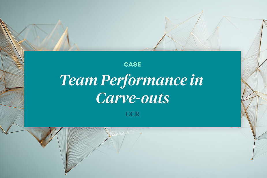 CCR: Team effort in carve-out